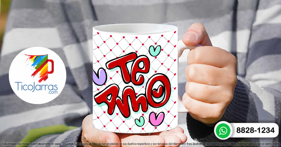 Tazas Personalizadas en Costa Rica Flork - Te amo