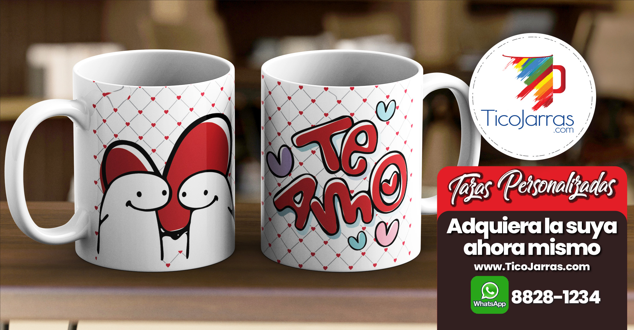 Tazas Personalizadas Flork - Te amo