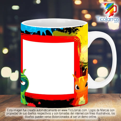 Tazas Personalizadas en Costa Rica Taza Diseños Infantiles - SlugTerra