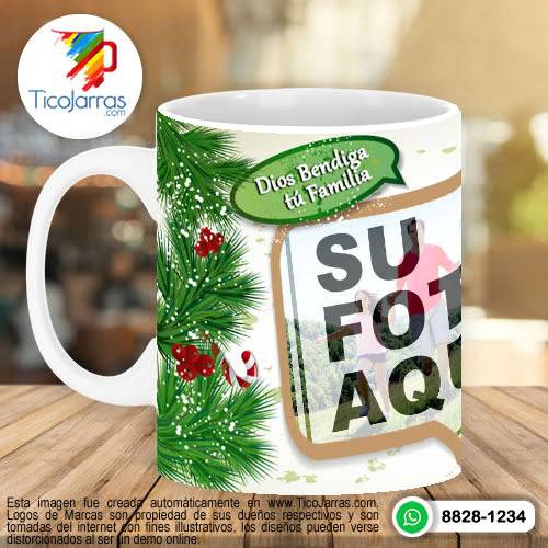 Jarras Personalizadas Taza de Navidad