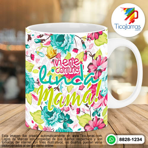 Diseños Personalizadas Linda mamá