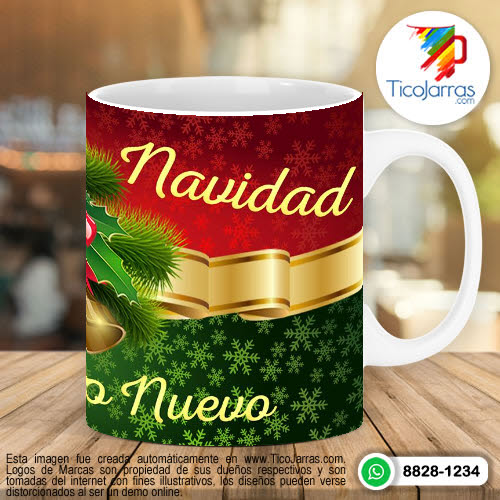 Diseños Personalizadas Taza de Navidad