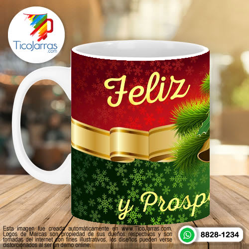 Jarras Personalizadas Taza de Navidad