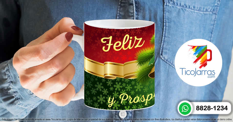 Artículos Personalizados Taza de Navidad