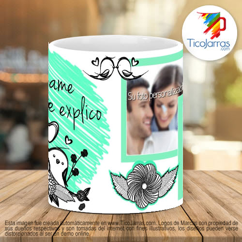 Tazas Personalizadas Besame luego te explico