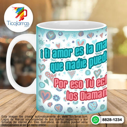 Tazas Personalizadas en Costa Rica Te Amo...