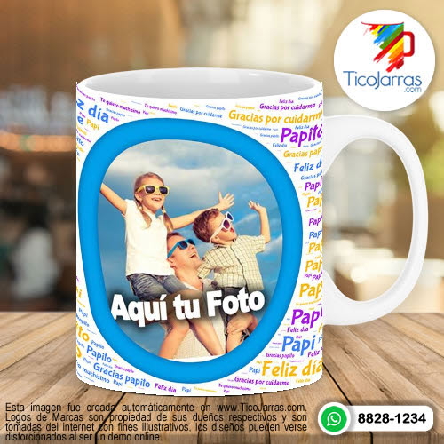 Tazas Personalizadas en Costa Rica Feliz Día del Padre