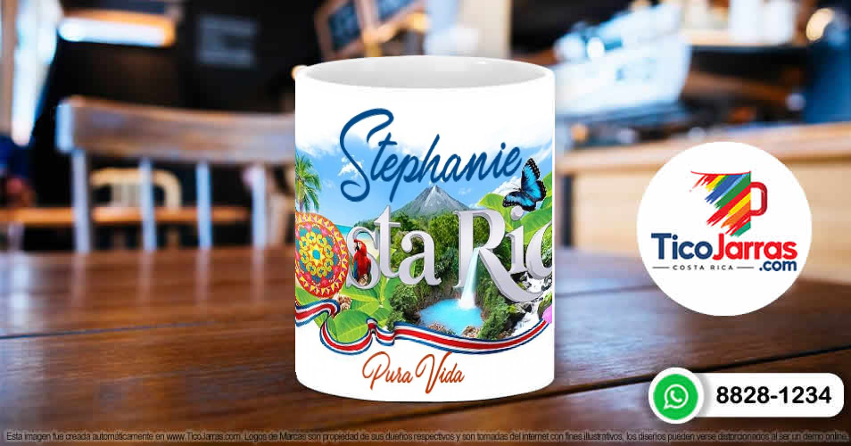Taza Diseño de Costa Rica - TicoJarras