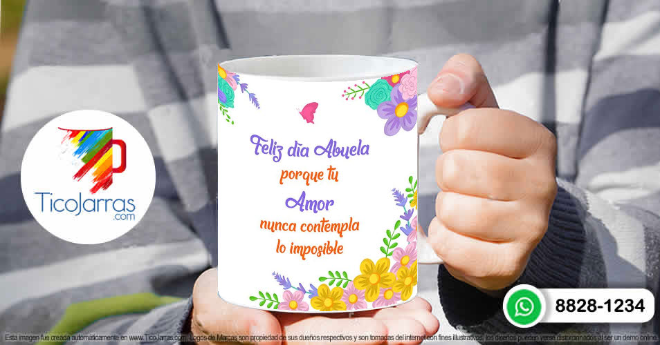Tazas Personalizadas en Costa Rica Aquí toma la más Dulce Abuelita del Mundo