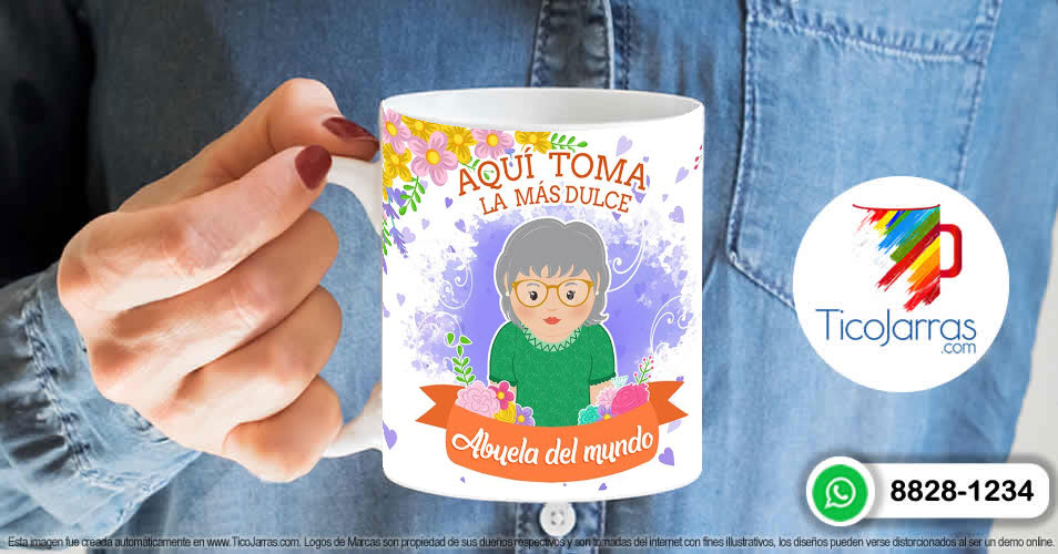 Artículos Personalizados Aquí toma la más Dulce Abuelita del Mundo