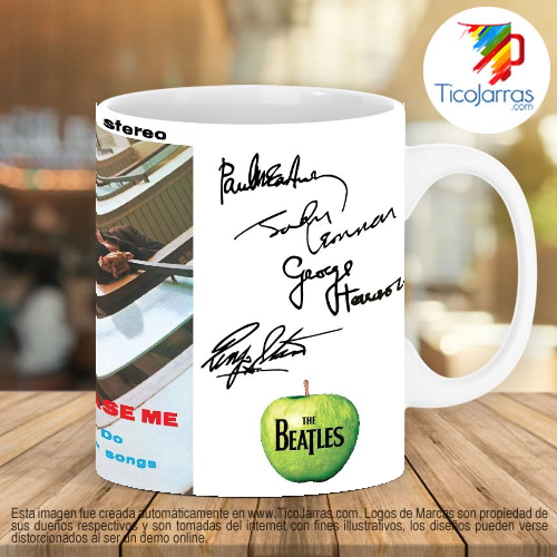 Diseños Personalizadas Jarra Personalizada The Beatles Please please me