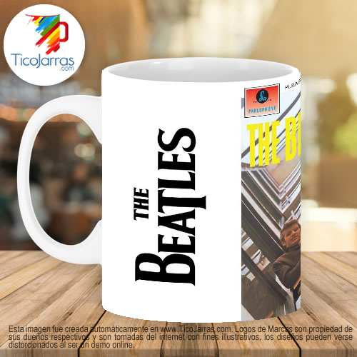 Jarra Personalizada The Beatles Please please me