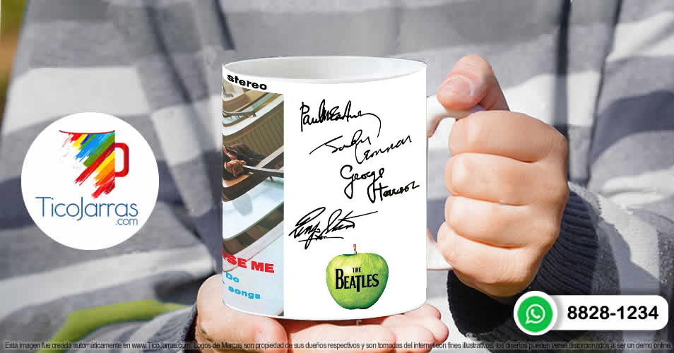 Tazas Personalizadas en Costa Rica Jarra Personalizada The Beatles Please please me