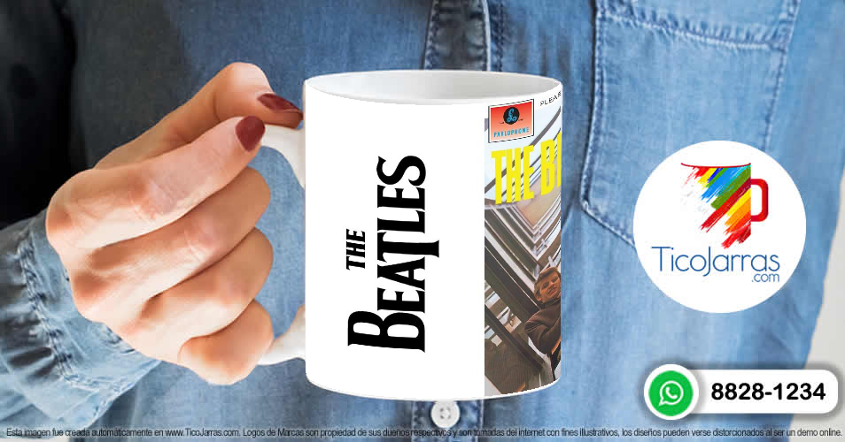 Artículos Personalizados Jarra Personalizada The Beatles Please please me