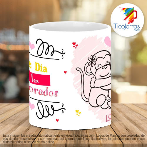 Tazas Personalizadas Feliz Día de los Enamorados