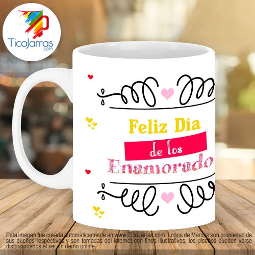 Jarras Personalizadas Feliz Día de los Enamorados