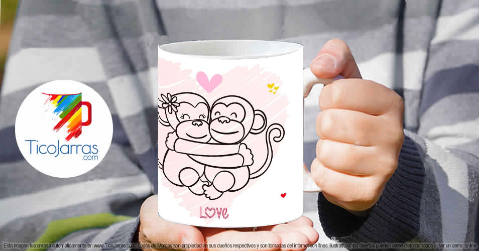 Tazas Personalizadas en Costa Rica Feliz Día de los Enamorados