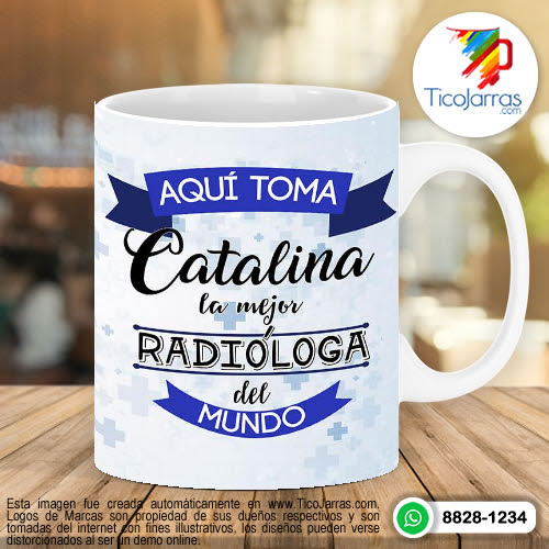 Tazas Personalizadas en Costa Rica Aquí Toma la Mejor Radióloga