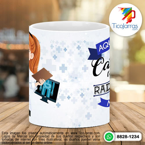 Tazas Personalizadas Aquí Toma la Mejor Radióloga