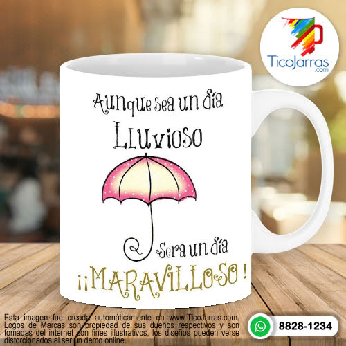 Diseños Personalizadas Un día lluvioso es maravillo