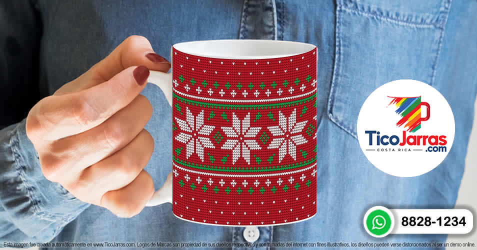 Taza con fondo Navideño - imagen 6