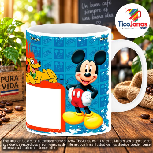 Taza Diseños Infantiles - Mickey Mouse con Fotografía