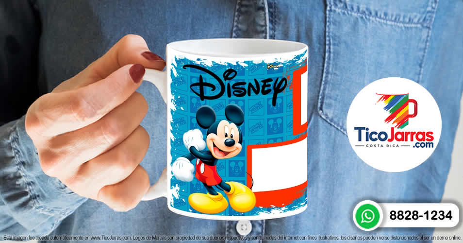 Taza Diseños Infantiles - Mickey Mouse con Fotografía - imagen 6