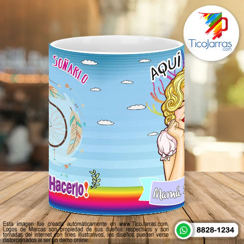 Tazas Personalizadas Mamá soñadora