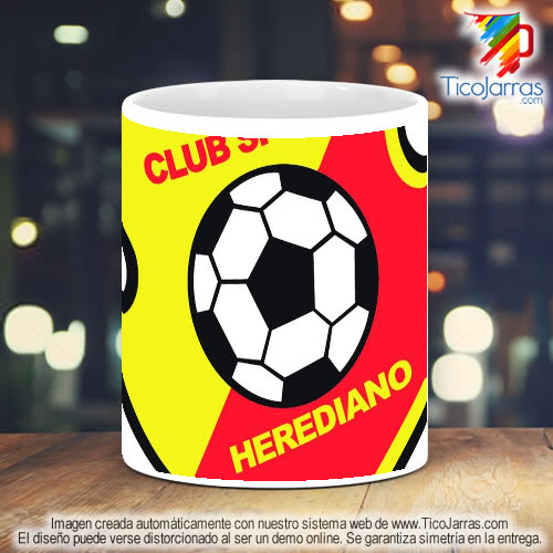 Tazas Personalizadas en Costa Rica Jarra Club Sport Herediano
