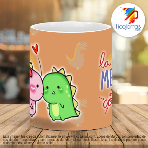 Tazas Personalizadas La vida es mejor contigo