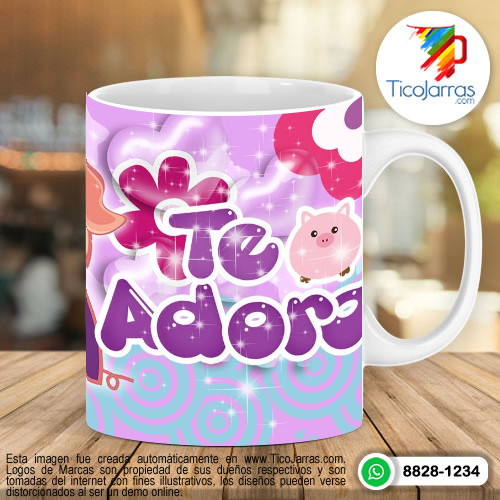Tazas Personalizadas en Costa Rica Te Adoro
