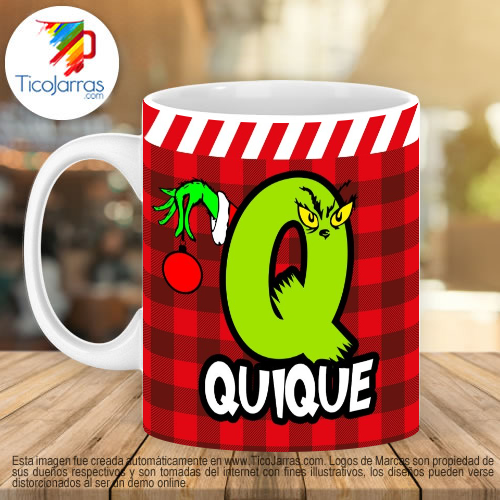 Grinch para nombre con Q