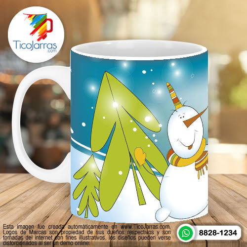 Jarras Personalizadas Taza de Navidad