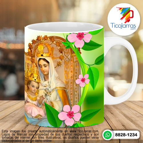 Tazas Personalizadas en Costa Rica Virgen de la Paz