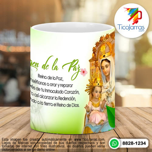 Tazas Personalizadas Virgen de la Paz