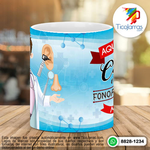 Tazas Personalizadas Aquí Toma el Mejor Fonoaudiólogo