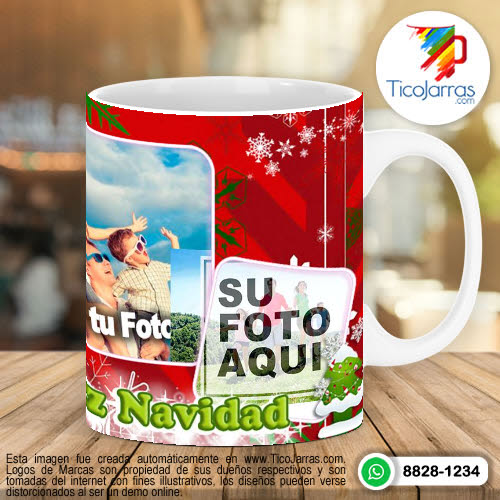 Tazas Personalizadas en Costa Rica Taza de Navidad