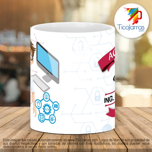 Tazas Personalizadas Ingeniero de Sistemas