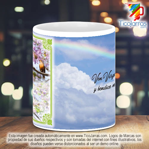 Tazas Personalizadas Mensaje Virgen María