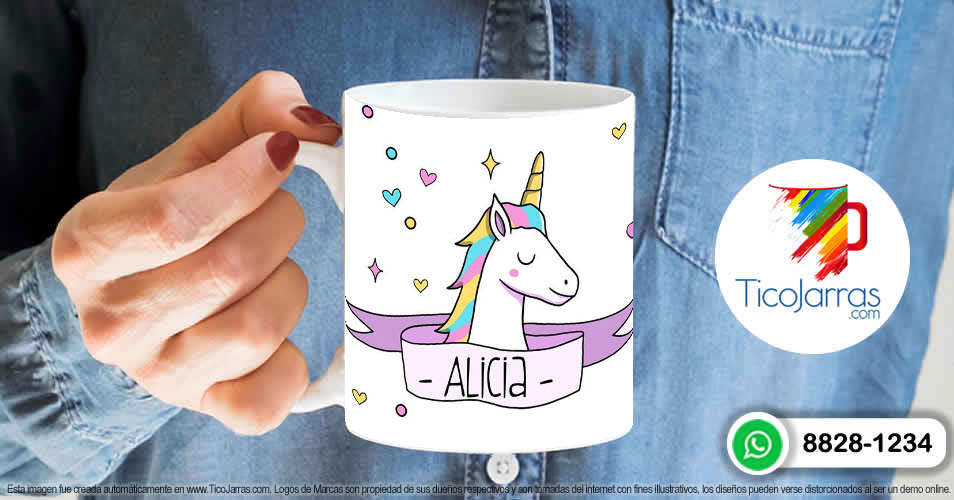 Artículos Personalizados Diseño de Unicornio