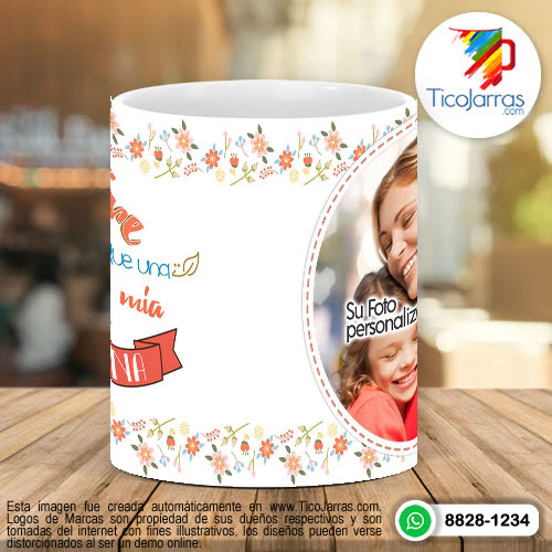 Tazas Personalizadas Madre no hay más que una y como la mía ninguna