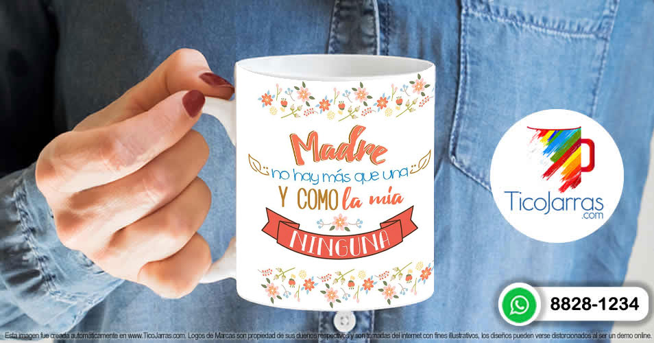 Artículos Personalizados Madre no hay más que una y como la mía ninguna