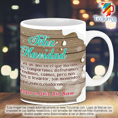 Diseños Personalizadas Taza Navideña