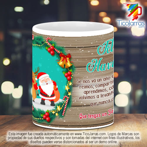 Tazas Personalizadas en Costa Rica Taza Navideña