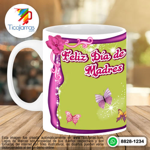 Tazas Personalizadas en Costa Rica Feliz Día Mami