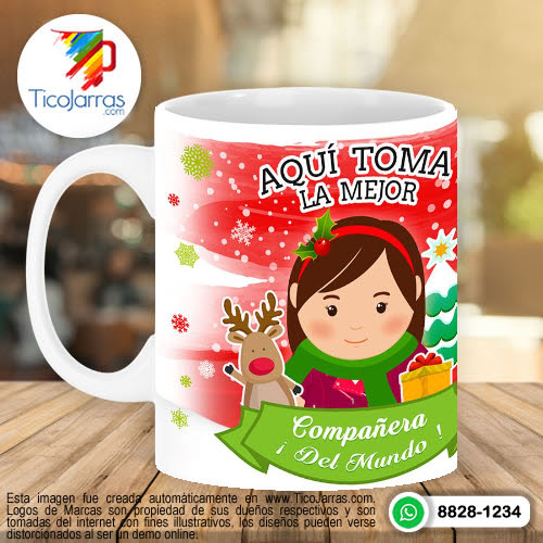 Tazas Personalizadas en Costa Rica Aquí Toma - Compañera