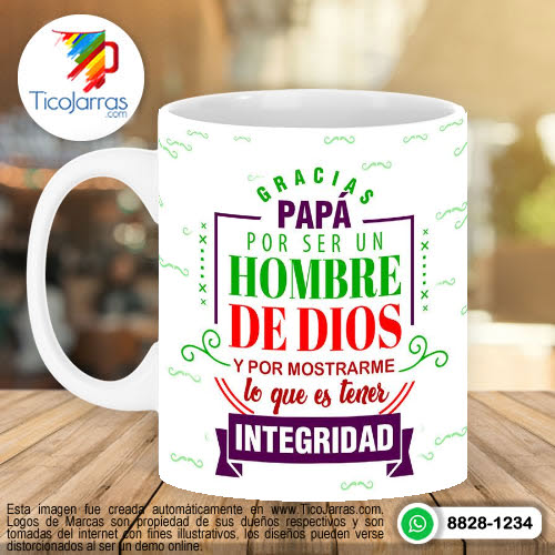 Jarras Personalizadas Feliz Día del Padre