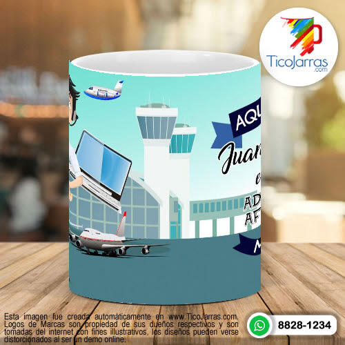 Tazas Personalizadas Aquí Toma el Mejor Controlador de Tránsito Aéreo