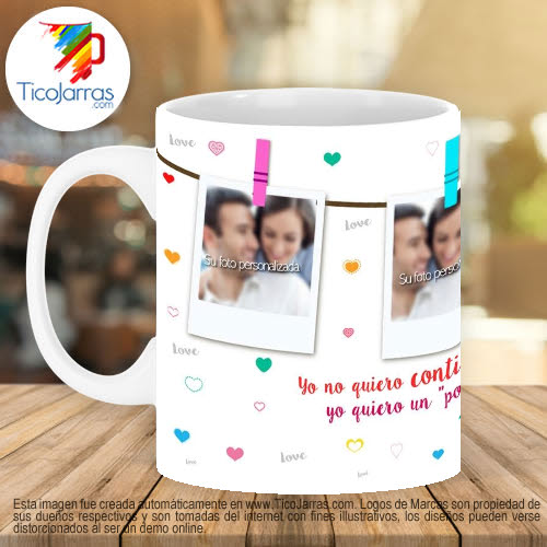 Jarras Personalizadas Taza de Amor