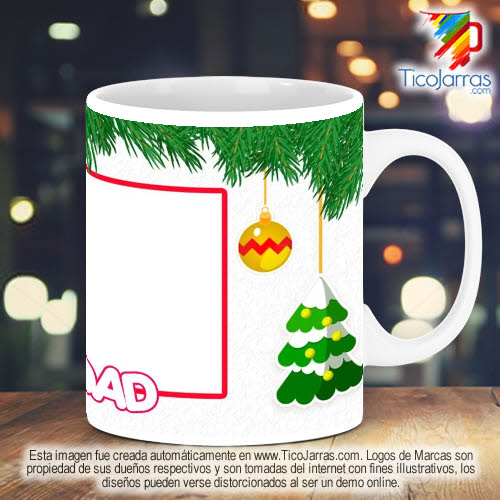 Diseños Personalizadas Taza Navideña